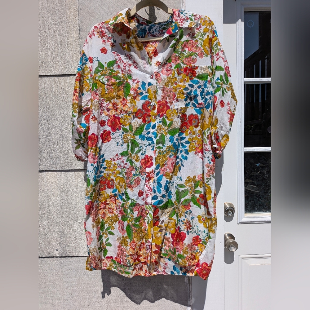 Johnny Was Milo Shirt Dress